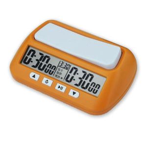 Timers Profesjonalny zegar szachowy Compact Digital Watch Count Up Down Timer Board Game Stopwatch Bonus Competition Hour2032901