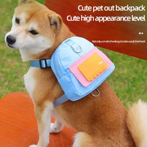 New Cartoon Outdoor Travel Dog Small Backpack Pet Supplies