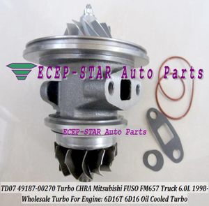 Turbocharger Turbo Cartridge CHRA Oil Cooled TD07 4918700271 4918700270 ME073935 For Mitsubishi FUSO FM657 Truck 60L 1998 6D166258827