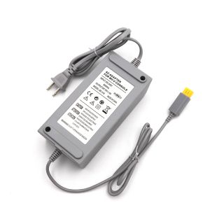 100 шт., сменный адаптер переменного тока с вилкой США/ЕС для консоли Nintendo WiiU, игровой аксессуар