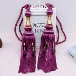 Accessories Hanging Ball Tassel Curtain Buckle Curtains Braided Binding Tiebacks Window Tie Back living room decoration accessories