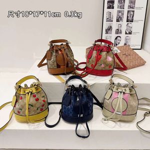 Shop Factory Wholesale New Fashion Womens Bag 2024 Prosesitile Western Water Water Bucket Popular Simple Print Disual One One Crossbody