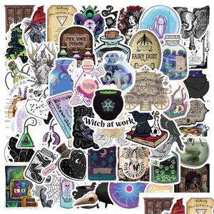 車のステッカー50pcs/lot Apothecary Pharist Witch Cartoon Iti美的ラップトップ電話子供おもちゃデカールステッカードロップ配達自動車M otxkc