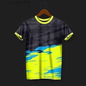 Men's T-Shirts Mens Quick Dried Badminton T-shirt Summer Training Breathable Uniform Womens Outdoor Fitness T-shirts Basketball Short Slve Y240321