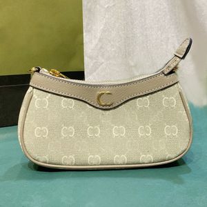 Wysokiej jakości kwadratowa torba nowa worka na półksiężycowa torba na ramię prosta moda torba crossbody solid kolor pod pachami designerski torebka torba komunikatorowa brązowa