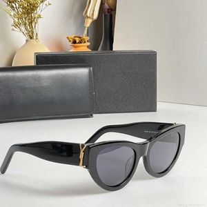 Designer With Box Luxury Sunglasses for Women and Men Designer Y slM6090 Same Style Glasses Classic Cat Eye Narrow Frame Butterfly Glasses IY9U