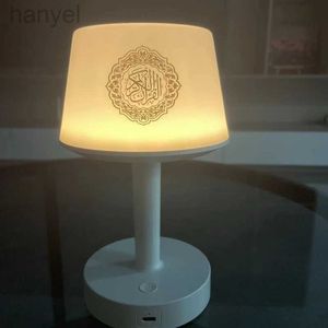 Altoparlanti portatili Altoparlante corano da tavolo APP telecomando lettore corano Lampada tattile bluetooth musulmano corano camera da letto luce notturna decorazione della casa 240314