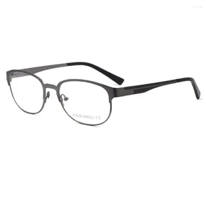 Óculos de sol quadros 410JG28055-C2 óculos de alta qualidade quadro moda mulheres homens cor cinza leve metal óculos ópticos prescrição
