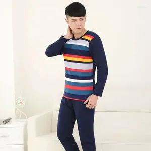 Men's Thermal Underwear Winter Warm Long Johns Set Men Elastic And Self-cultivation For Middle-aged Old People Sets Tops