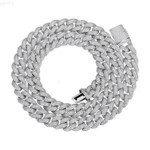 Hip Hop Schmuck 10 mm Miami Cuban Link Chain Halsketten voller Bling CZ Diamant 18 Karat Vergoldung Mini-Größe für Männer Frauen