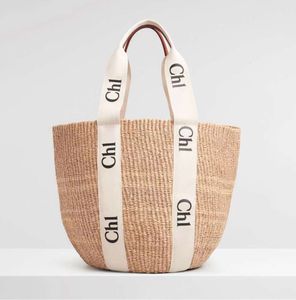 Straw Beach Basket Projektant Raffias Travel Zakupy 7A Jakość S torebka Women Work TOTE TOAVE TOEVE Pochette Clutch Mens Crossbody Bags