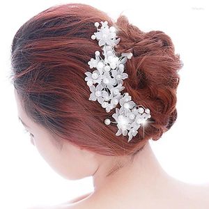 Fermagli per capelli 6 pezzi/set Perle finte Forcine di cristallo Accessori per sposa e sposa Donne Ragazze Dolce clip Principessa Ornamento