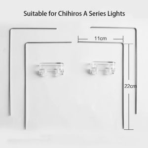 Lightings Chihiros Stainless Steel Fixer Bracket Silver Stand for Chihiros A Series Aquarium LED Light Lighting Supply