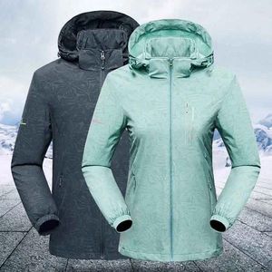 Giubbotti da caccia Autunno Primavera Outdoor Maglia traspirante Sottile antivento Resistente all'acqua Camouflage elastico Uomo Donna Cappotto per il tempo libero L-5XL