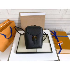 Designer de luxo mochila qualidade superior mini tipo mochila saco moda elegante carteira sacos ombro preto carta gravação crossbody bolsa