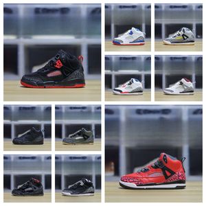 2024 Kids Bred Black Cat Children's Basketball Shoes Kid Sneakers Boys Girls Youth Sports Shoe Sneakersapp