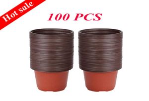 100pcs Flower Seedling Pots 1079CM Plastic Grow Box Fall Resistant Seedling Tray For Home Garden Plant Pot Nursery Transplant8173320