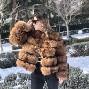 Women's Haining Clothing, Jacket Real Fur, Fashionable And Warm, Fox Fur All In One For Women 8286