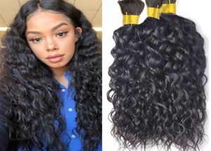 Mongolian Bulk Hair Natural Wave Bulks For Braiding Human Hair Extensions 1628 Inch8565455