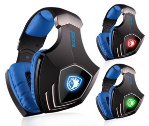 Original sades a60 usb virtual 71 gaming headset com fio fones de ouvido graves profundos vibração casque fone de ouvido com microfone para gamer5138847