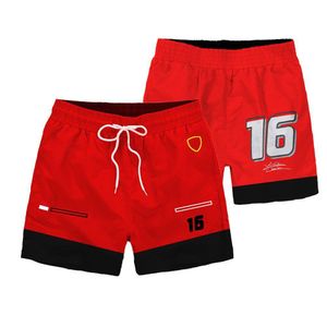 Motorcykelkläder Summer F1 Team Fan Pants Forma One Shorts Clothing Custom Overized Drop Delivery Automobiles Motorcyklar Accessori OT0WB