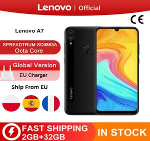 Global Verdion Lenovo A7 스마트 폰 옥타 코어 2GB 32GB 6 인치 HD 화면 4000mAh 듀얼 카메라 휴대폰 9214748