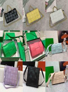 디자이너 Tasche Crossbody Women Bags Lether 미니 핸드백 어깨 지갑 고급스러운 체인 패션 크로스 바디 핸드백 S Green5222417