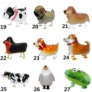 Party Favor Cute Walking Animal walk Helium Balloons Cat Dog Dinosaur Air Ballons Birthday Decorations Kids Adult Event Party Decoration Balloon