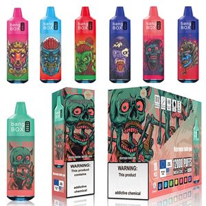 Oryginalny Vape Pen Bangbox Puff12000 12Flavours 0% 2% 3% 5% Bottom z LED Kolor Light