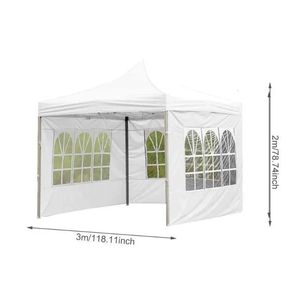 Tenda ao ar livre oxford, parede lateral, à prova de chuva, à prova d'água, gazebo, sombra de jardim, abrigo, excluindo teto e suporte da barraca, 1 peça 240309