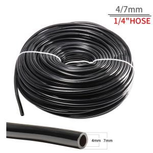 Rullar 560m 1/4 '' Trädgårdsvattensslang 4/7mm PVC Micro Irrigation Pipe Drip Irrigation Tubing Sprinkler Garden Lawcony Greenhouse Greenhouse