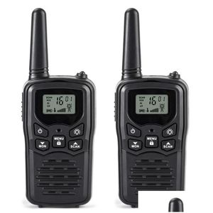 Walkie talkie mini handhållen radio för utomhus cam 22ch uhf 4469375 mhz upp till 8 km bärbar interphone2090589 droppleveranselektronik t oticy