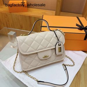 Luxury Designer Baghigh End Small Bag Womens Summer Versatile New Fashion Crossbody Handheld Lingge Square bag