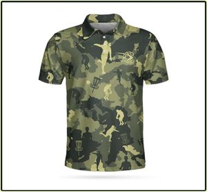 MEN039S Tshirts Yaz Gömlekleri Erkekler İçin Kadınlar Camo Doku Disk Golf Gömlek 3D Baskılı Kısa Kol T 01MEN039S MEN039SMEN4098772