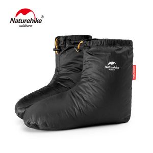 Clothings Naturehike Winter Warm Goose Down Slipper Boots Waterresistant Windproof Outdoor Thermal Feet Cover NH18S023T