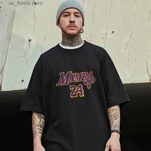 Męskie koszulki czarne hip-hopowe sporty koszulki letnie graficzne tshirty 11 męskie litera drukowana koszulki vintage harajuku strt tops ts y240314