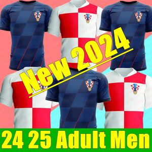 2024 Croacia MODRIC Soccer Jerseys National Team MANDZUKIC PERISIC KALINIC 24 25 Football Shirt KOVACIC Rakitic Kramaric Uniforms