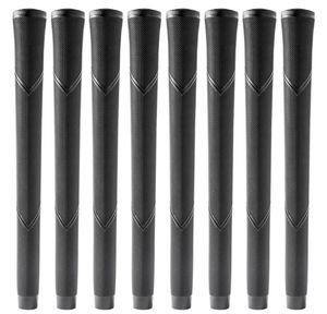 Yamato Black Arthritik Büyük Boy Golf Kulübü Grips Irons için 8 PCS Lot 2206097835738