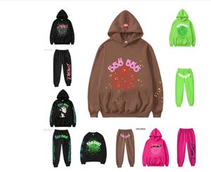 Cheap Wholesale Spider Hoodies Sp5der Young Thug 555555 Angel Pullover Pink Red Hoodie Hoodys Pants Men Sp5ders Printing Sweatshirts Top quality Many Colors