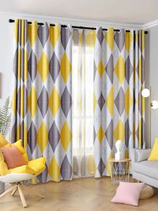 Curtains Modern Blackout Curtains for Living Room, Bedroom Window, French Treatments, Floral Drapery, Tulle, Kitchen