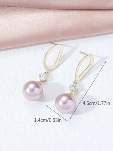 Dangle Earrings Temperament Pearl 2024 Tide Summer Niche Light Luxury Earse