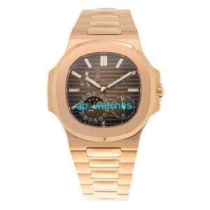 PatekShilipes klockor Mens Automatiska mekaniska armbandsur med dynamisk lagringsdisplay 5712/1R-001FUNQMR8