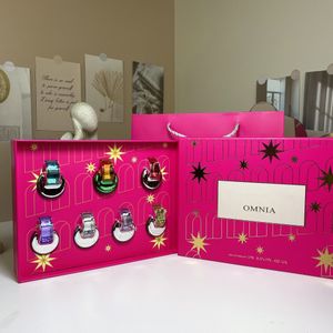 Farbkristall Parfüm Set Wunderschöne Gardenia Mini Sets Bloom Geschenksets 5mlx7 Berühmte Marke Designer Sex Klon Parfums Großhandel langlebig