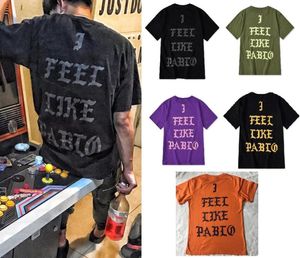 European and American Fashion Tops i feel like pablo Short Sleeve NewYork 21 city Limited Tshirt for Men Women Couple Casual Tees3468413