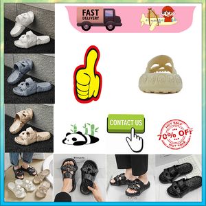 Designer Casual Platform Skeleton Head F1unny One Word Drag Slippers Summer Sliders Män Kvinnor Rainbow Slides Sandaler Sandaler Mjuk tjock kudde Cloud Gai