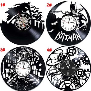 ZK20 Vinylklocka Vinyl Record Wood Art Clock 16 Färger Lätt stöd Anpassningsspel Logotyp, anime karaktärer, stjärnor, etc.033