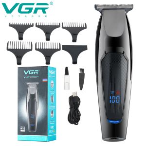 Trimmer VGR Professional Cordless Hair Clipper Electric Hair Trimmer Barber Oil Head Carving Sculpture Trimmer Hair Cutting Machine Tool