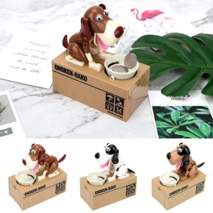 Boxes Money Saving Box Creative Plastic Kids Gift Automated Money Boxes Electronic Piggy Banks Cartoon Robotic Dog Steal Coin Bank