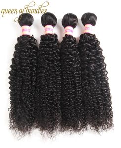 Brazylijskie kręcone dziewicze włosy 34 szt. Brazylijskie kręcone splot ludzkie włosy Bundle Bolek Curly Hair Sew Weft5077580