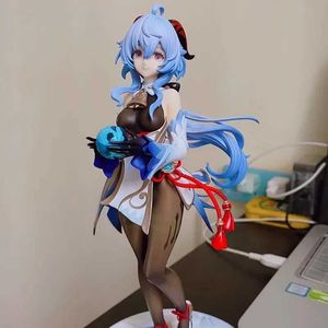 Dockor Nya 23 cm Genshin Impact Anime Figure Ganyu Plenilune Gaze Ver PVC Action Figur Söta figur Model Doll Toys for Children Giftl2403